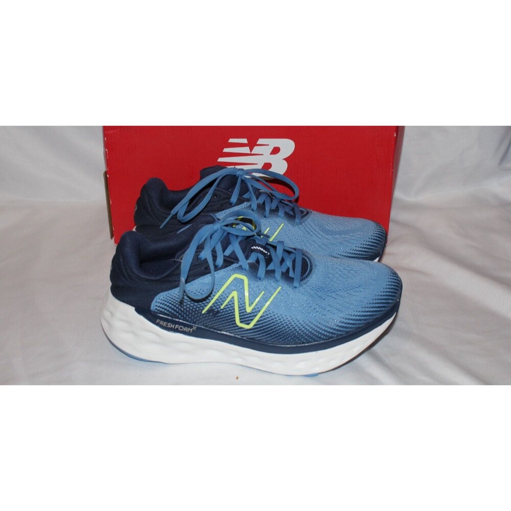 NEW BALANCE MEN'S FRESH FOAM X 840V1 BLUE SNEAKERS Sz 9
